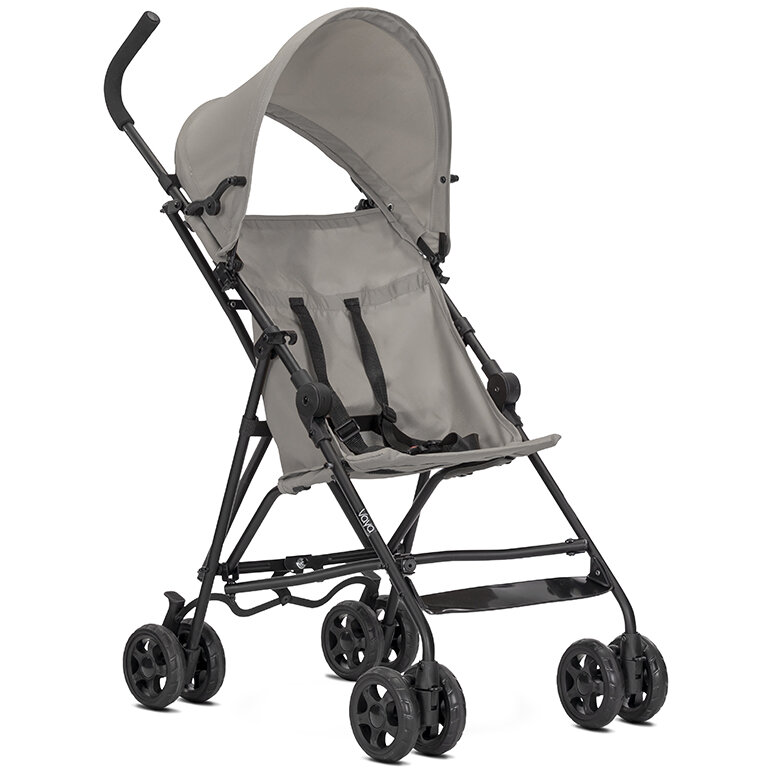 Carucior Sport Vaya Ultra Light Manere Ergonomice Roti Spate cu Frana Sincronizata pana la 22 Kg 6 Luni+ Grey