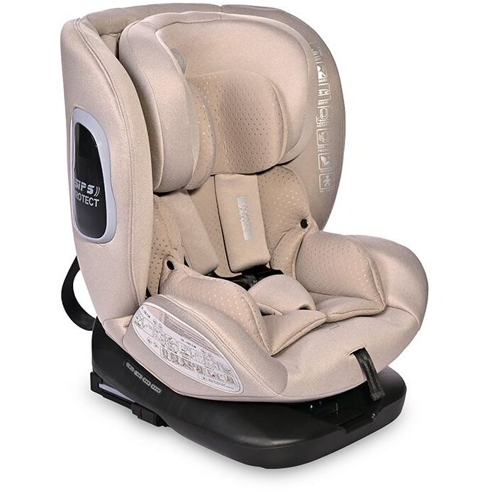 Oferte la Scaun Auto Copii Phoenix i-Size Isofix Rotativ 0 Luni - 12 Ani 40-150CM String Bej