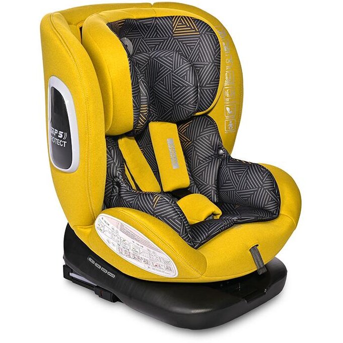 Oferte la Scaun Auto Copii Phoenix i-Size Isofix Rotativ 0 Luni - 12 Ani 40-150CM Galben/Negru