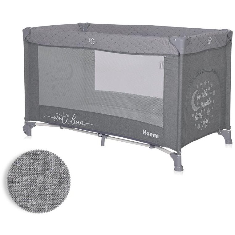 Oferte la Pat Copii Pliabil Noemi 1 Nivel Cool Grey Star