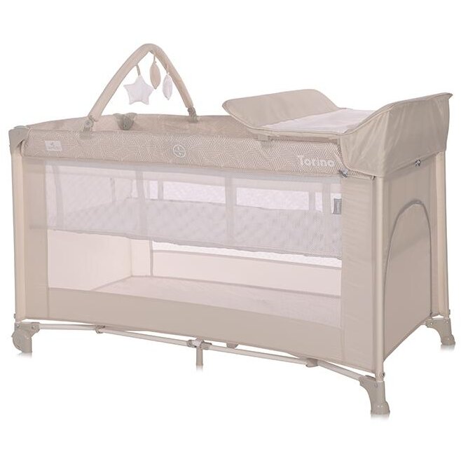 Oferte la Pat Copii Pliabil Torino Plus 2 Nivele Cu Accesorii Fog Elements