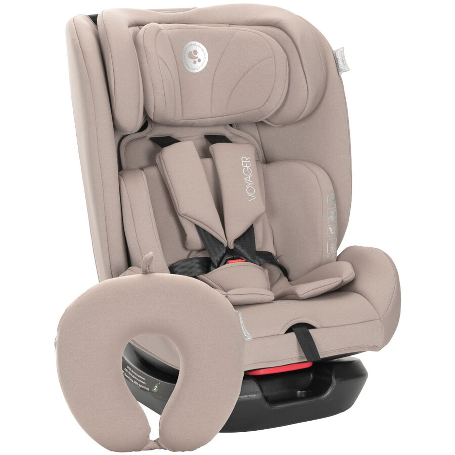 Oferte la Scaun Auto Copii Voyager i-Size Pernuta de Calatorie Inclusa 0 Luni - 12 Ani 40-150CM Bej