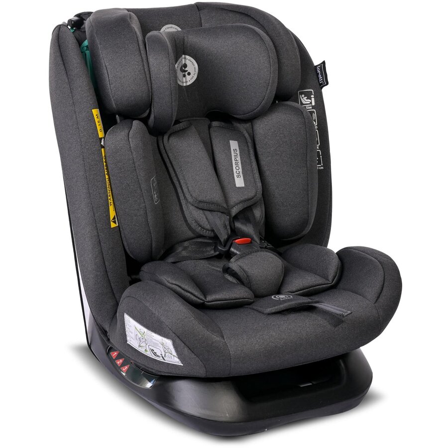 Oferte la Scaun Auto Copii Scorpius i-Size 0 Luni-12 Ani 40-150CM Maxim 36KG Negru Jasper