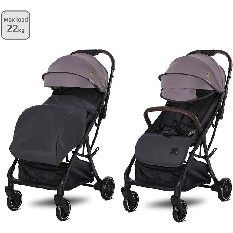 Carucior Sport Autofold de la 0 Luni pana la 4 Ani Maxim 22kg Protectie UV Minori Grey Jasper