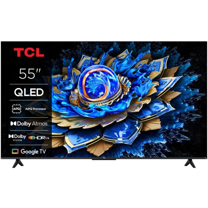 Oferte la Televizor Smart QLED Seria T69C 55Inch / 138CM Ultra HD 4K Google TV WiFi CI+ Negru