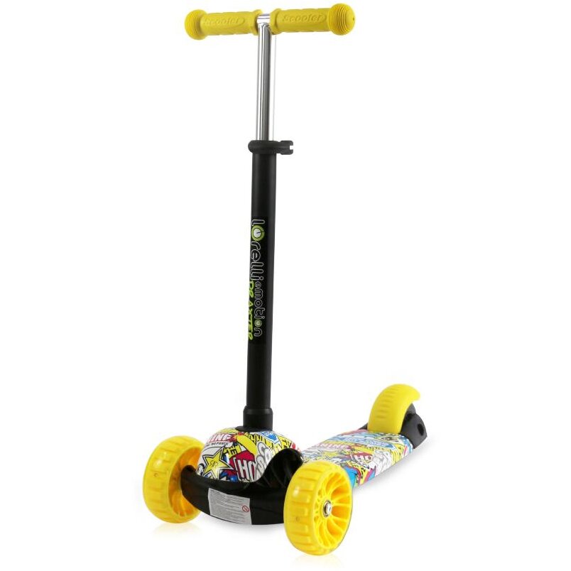 Oferte la Trotineta Copii Draxter 3 Ani+ Graffiti Smile Galben