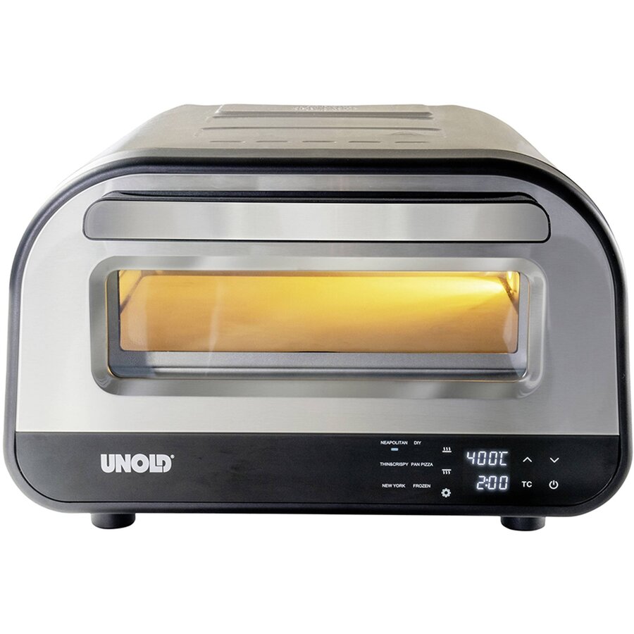 Oferte la Cuptor Electric pentru Pizza Luigi U68816 cu Piatra Putere 1700W Inox/Negru