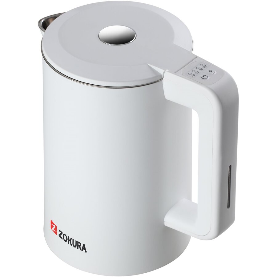 Oferte la Fierbator Electric 1.7L 2200W 5 Temperaturi Prestabilite Alb
