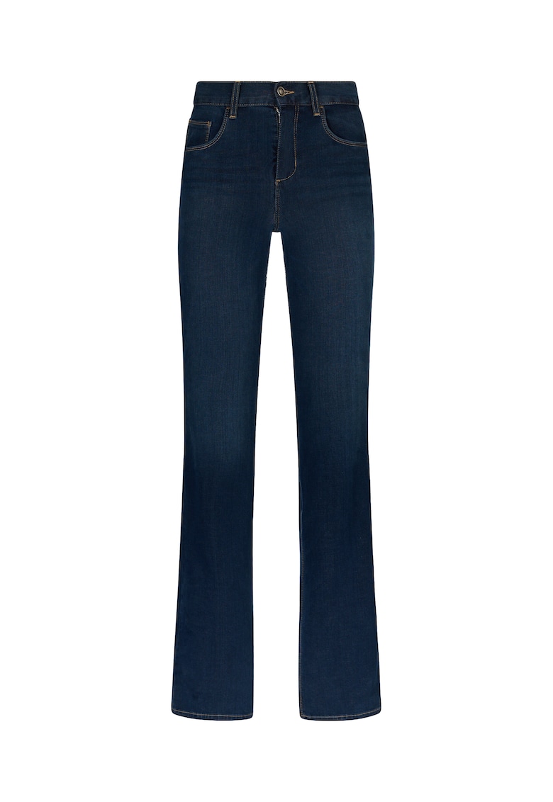 Oferte la Blugi bootcut cu talie inalta - Bleumarin