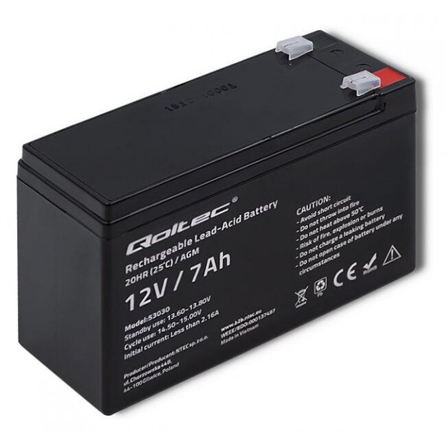 Oferte la Acumulator AGM 12V 7Ah Negru
