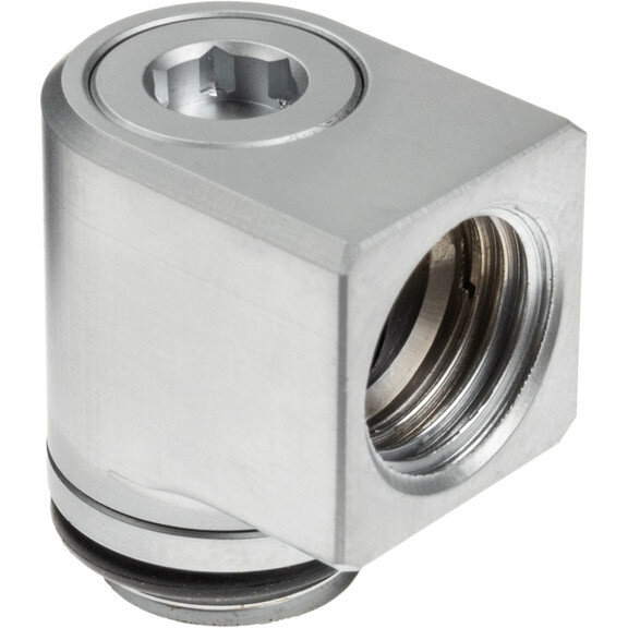 Oferte la Adaptor Racirea  Apa Torque Micro  90 Grade G1/4inch  Diametru 16.5mm Gri