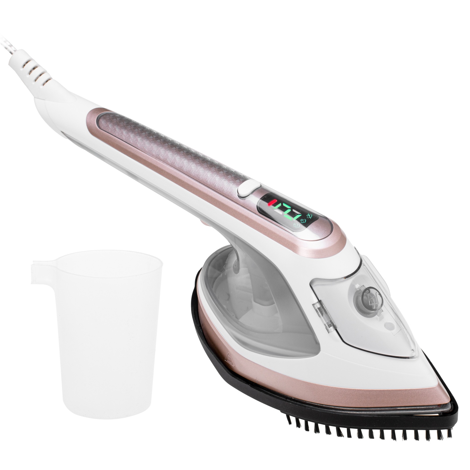 Fier de calcat clasic si vertical cu aburi 2 in 1, Adler AD5044, 1400W, ceramic