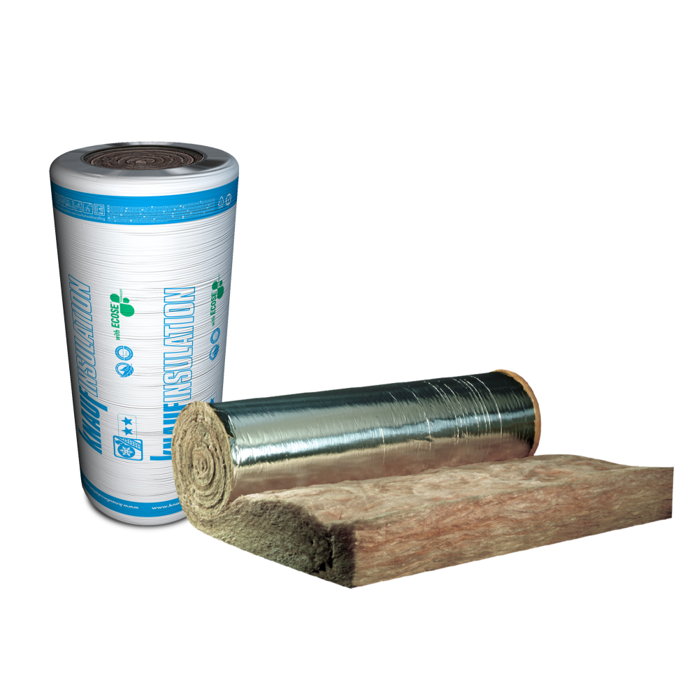 Oferte la Vata minerala de sticla Knauf Insulation Classic Alu 044, 100 x 1200 x 8000 mm, 9.6 m²/rola