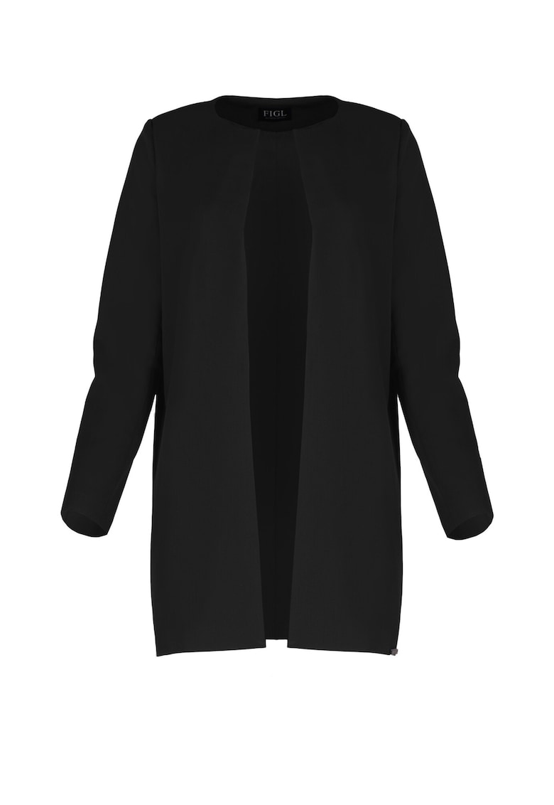 Oferte la Palton dama M551 -  Poliester/Viscoza - Negru