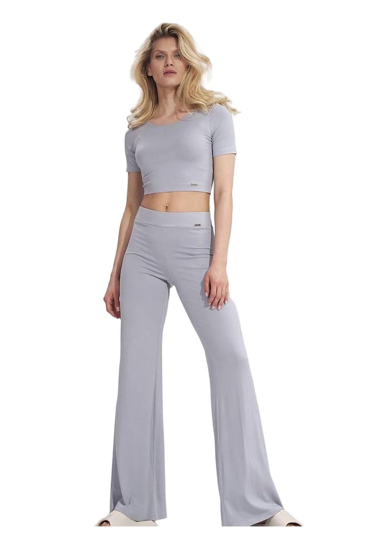 Oferte la Pantaloni dama -  Viscoza - Gri