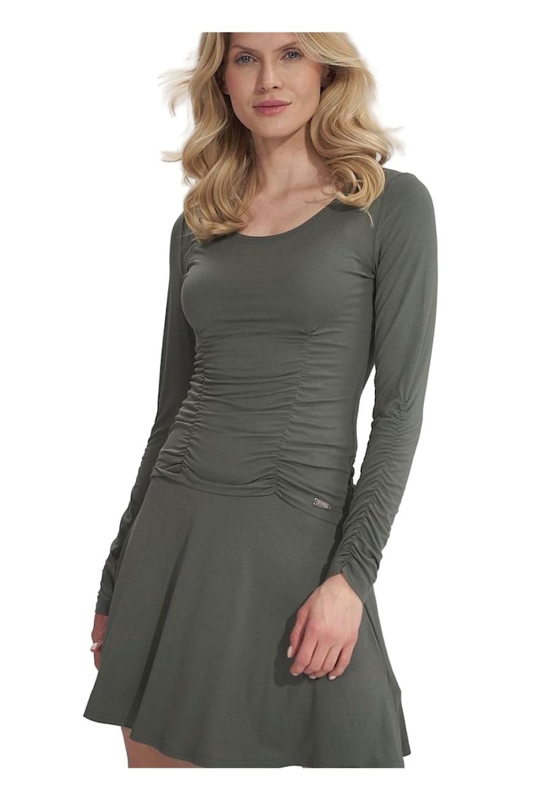 Oferte la Fusta scurta  verde - viscoza -