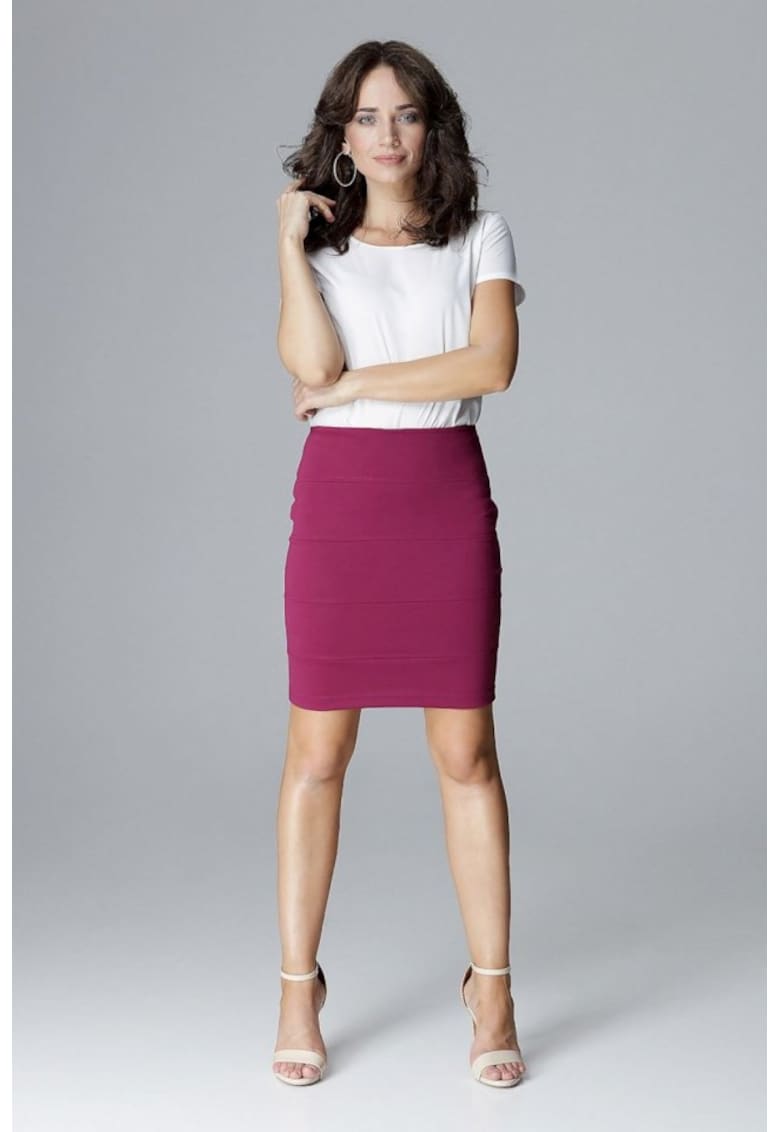 Fusta scurta model 129014 - Violet