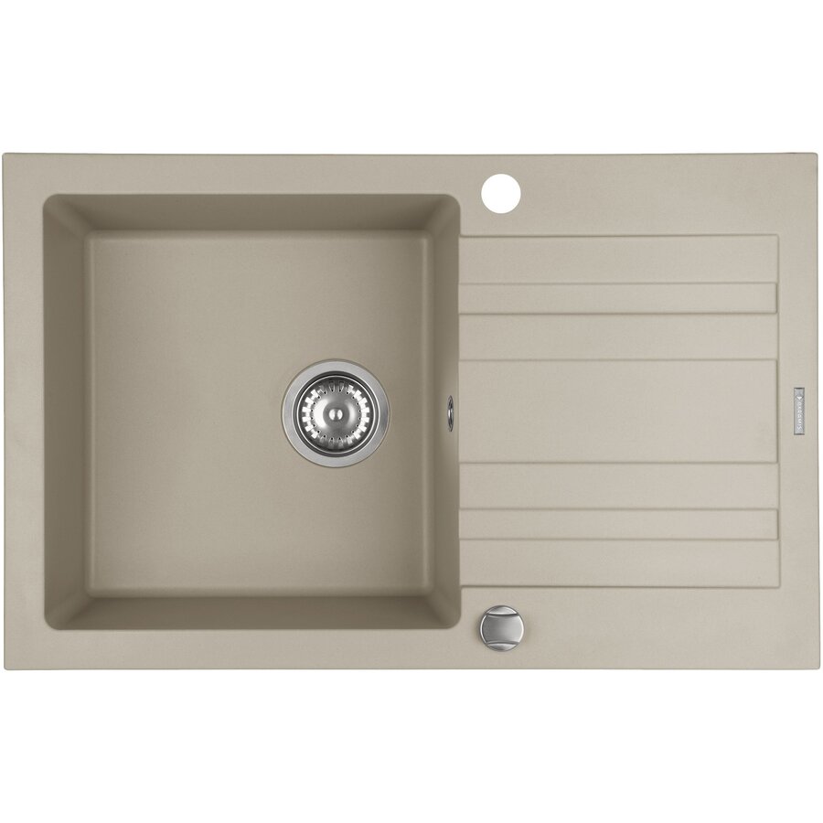 Oferte la Chiuveta Bucatarie NAXOS 79x50 1B 1D Beige