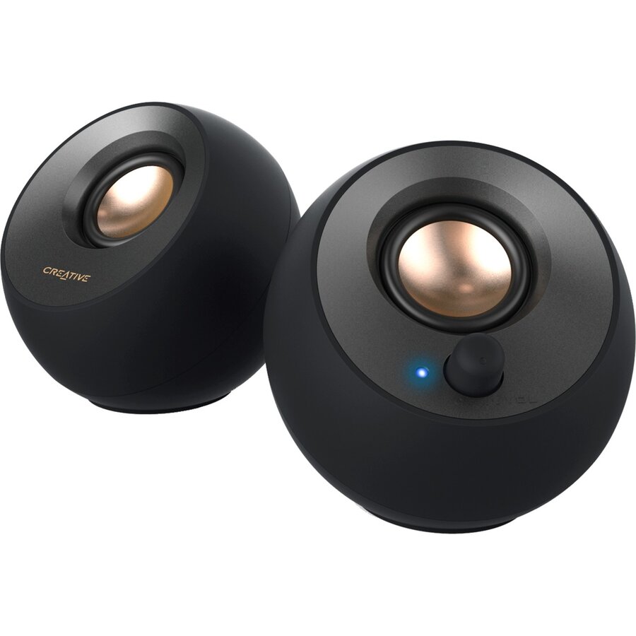 Oferte la Creative Pebble V2 2.0, PC speaker (black, jack, USB-C)
