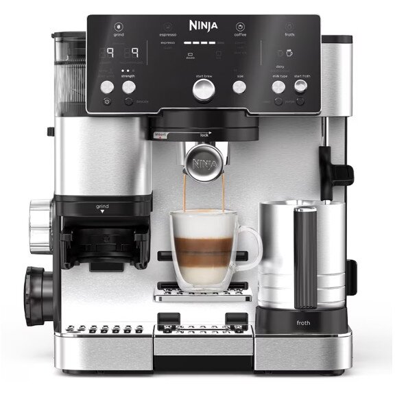 Oferte la Espressor Cafea Luxe Essential ES501EU 1650W 14Bar Argintiu-Negru