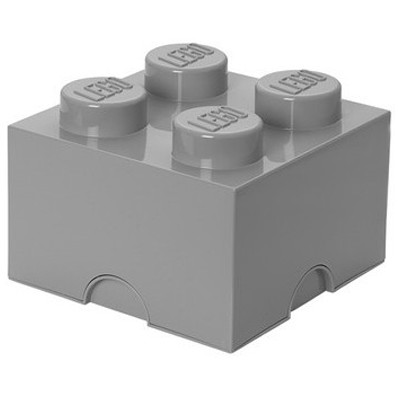 Cutie depozitare LEGO 2x2 gri
