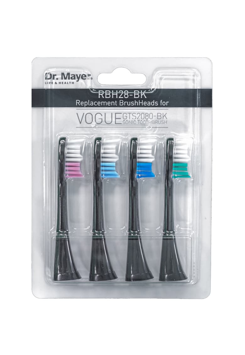 Oferte la Set 4 rezerve   pentru periuta sonica Dr. Mayer GTS2080BK  - negru