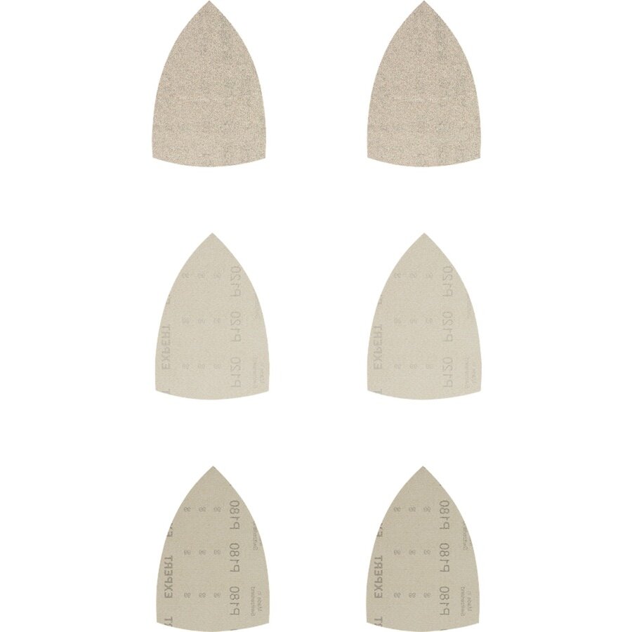 Bosch Expert M480 grid structure sanding sheet set 100 x 150mm, K80 / 120 / 180 (6 pieces, for multi-sander)