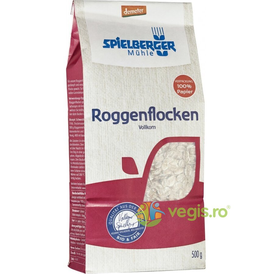 Oferte la Fulgi Integrali de Secara Demeter Ecologici/Bio 500g