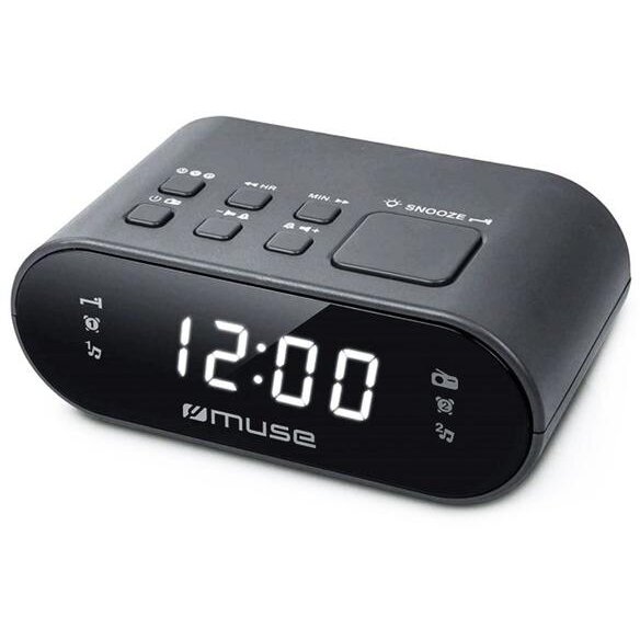Oferte la Radio Cu Ceas Dual Alarma MUSE PLL M-10 CR Negru