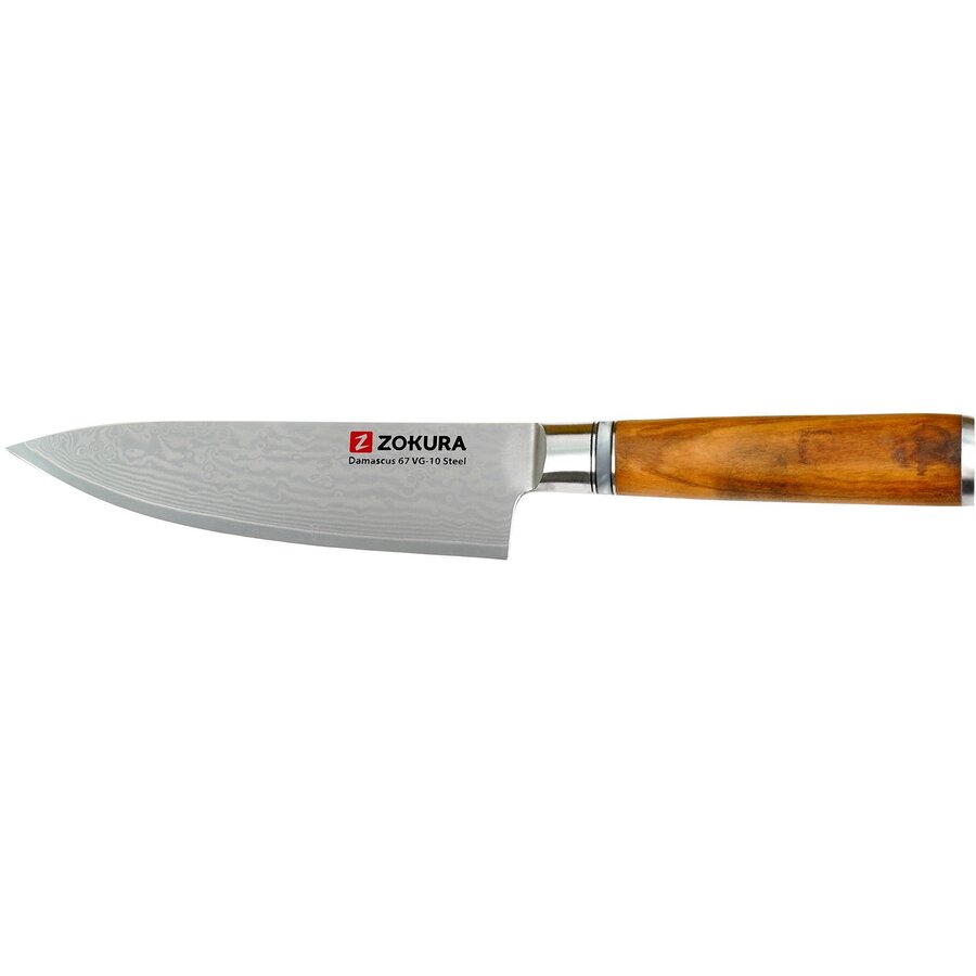 Oferte la Cutitul Bucatarului Z1435 Lama Otel 15CM Argintiu/Maro
