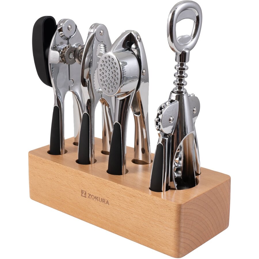 Oferte la Set Ustensile Bucatarie Z1152 5 Piese Argintiu