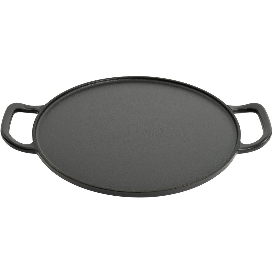 Tava pentru Pizza Z1451 Fonta Diametru 30CM Negru