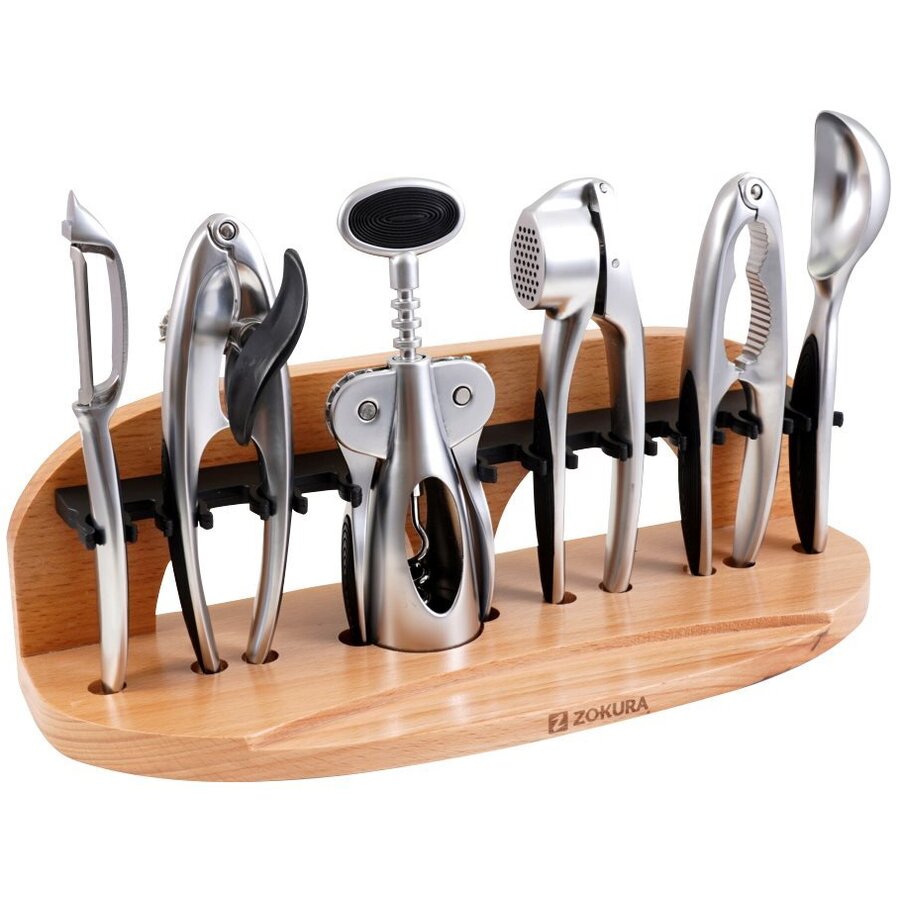 Oferte la Set Ustensile Bucatarie Z1117 7 Piese Argintiu