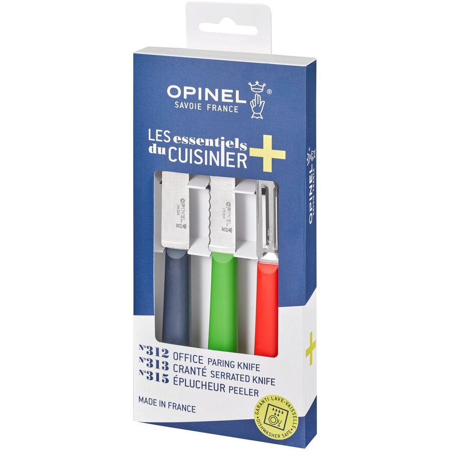 Oferte la Set 3 Cutite Les Essentiels Inox Multicolor