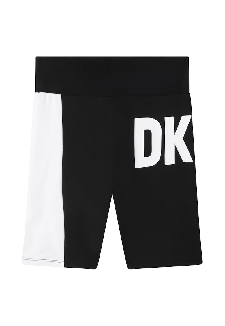 Oferte la Pantaloni scurti cu imprimeu logo - Alb/Negru