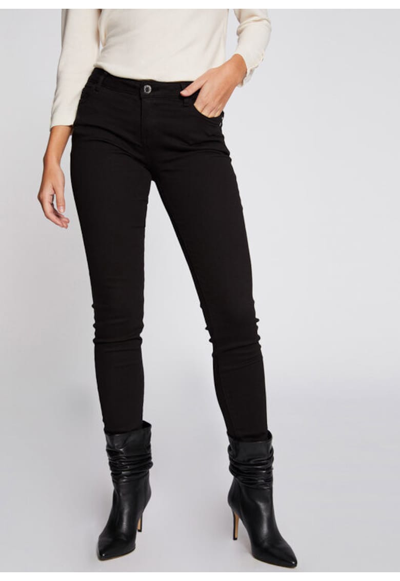 Oferte la Blugi dama -  208407793 - Bumbac/Poliester - Negru - Negru