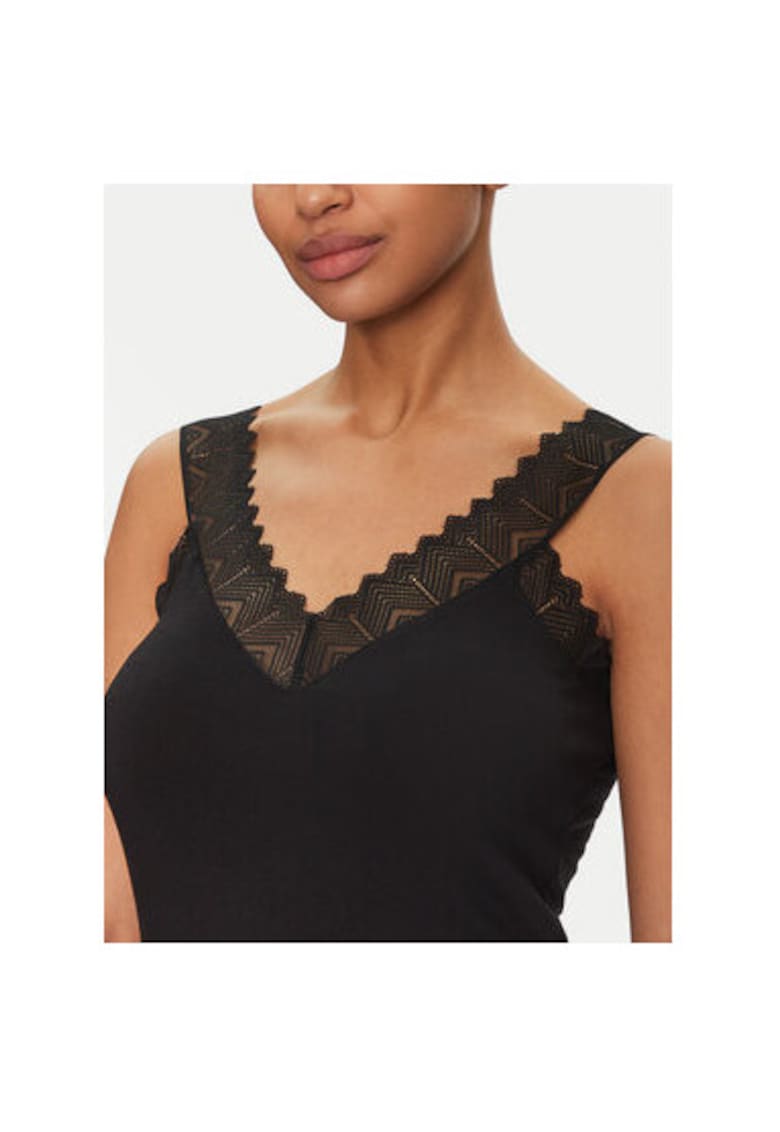 Oferte la Tricou dama -  305252913 - Viscoza - Negru - Negru