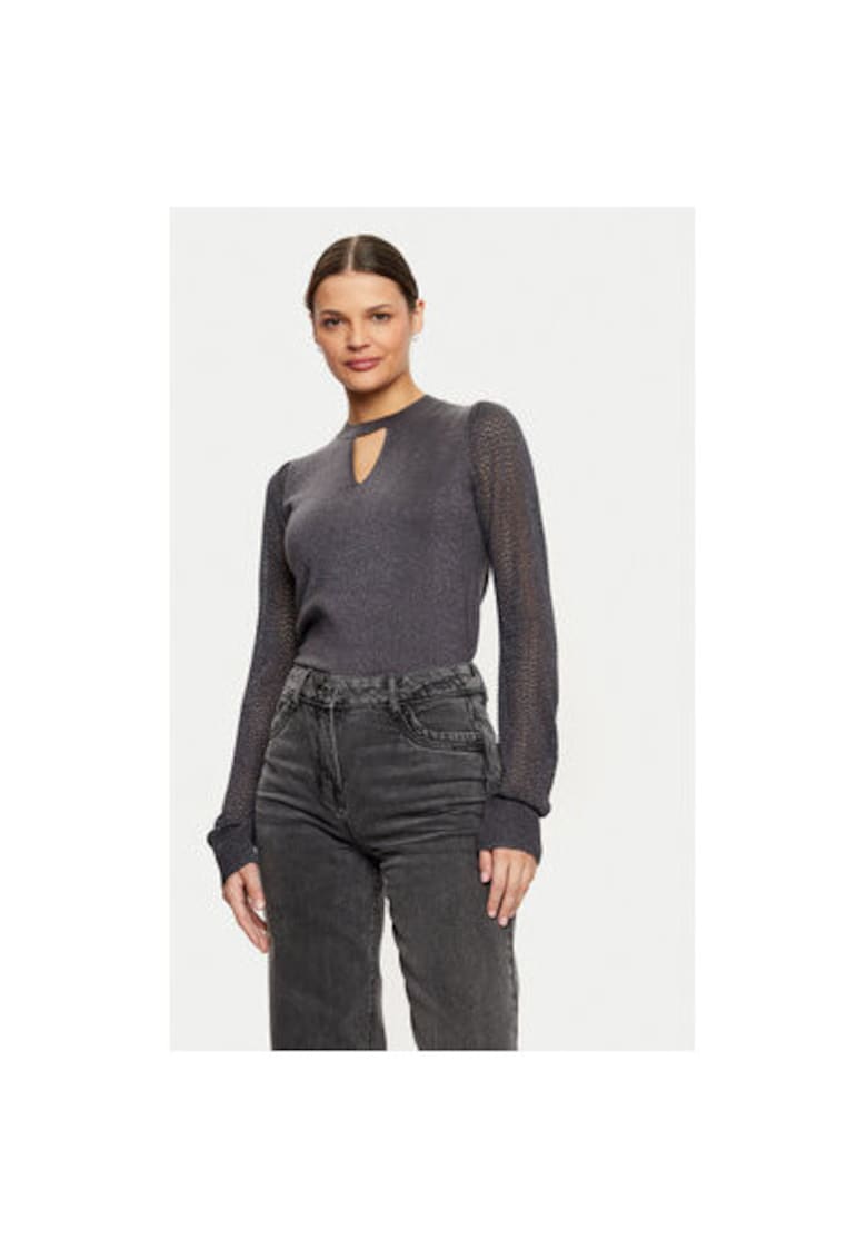 Pulover dama - 304486067 - Viscoza/Poliester - Gri - Gri