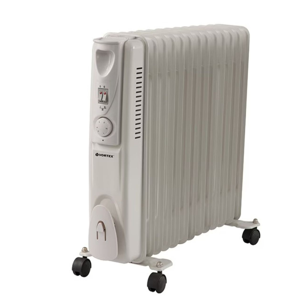 Oferte la Calorifer electric cu ulei Vortex 4222, 13 elementi, 2500 w, alb, 56x 23 x 55 cm
