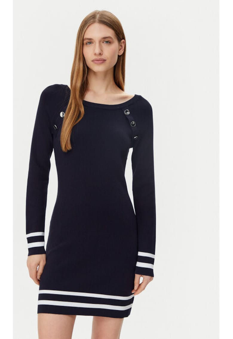 Oferte la Rochie dama -  305253514 - Viscoza/Poliamida - Albastru - Albastru