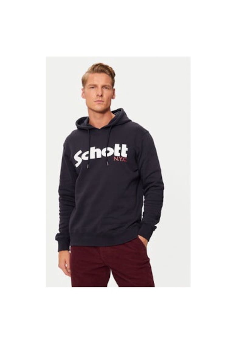 Bluza barbati - 304869907 - Bumbac - Albastru - Albastru