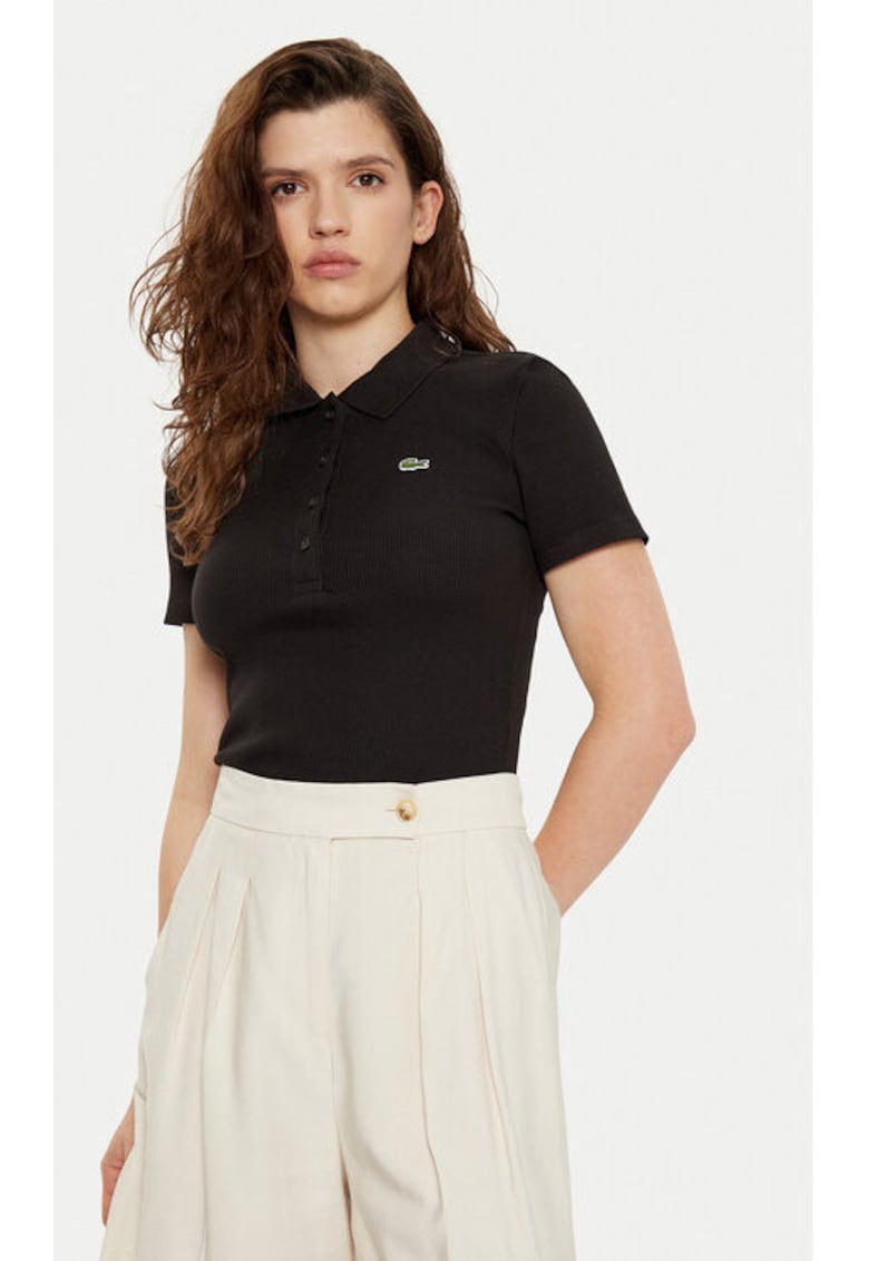 Tricou dama - 304994555 - Bumbac organic - Negru - Negru