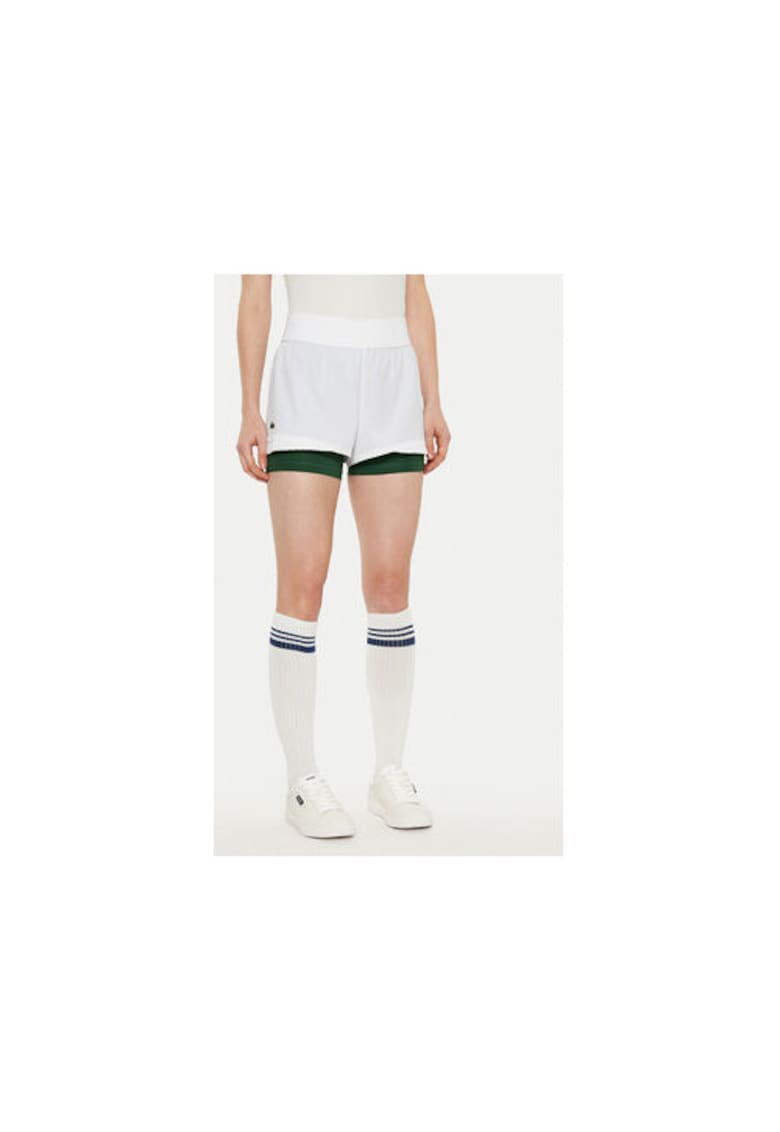 Oferte la Pantaloni scurti dama -  304994791 - Poliester - Alb - Alb