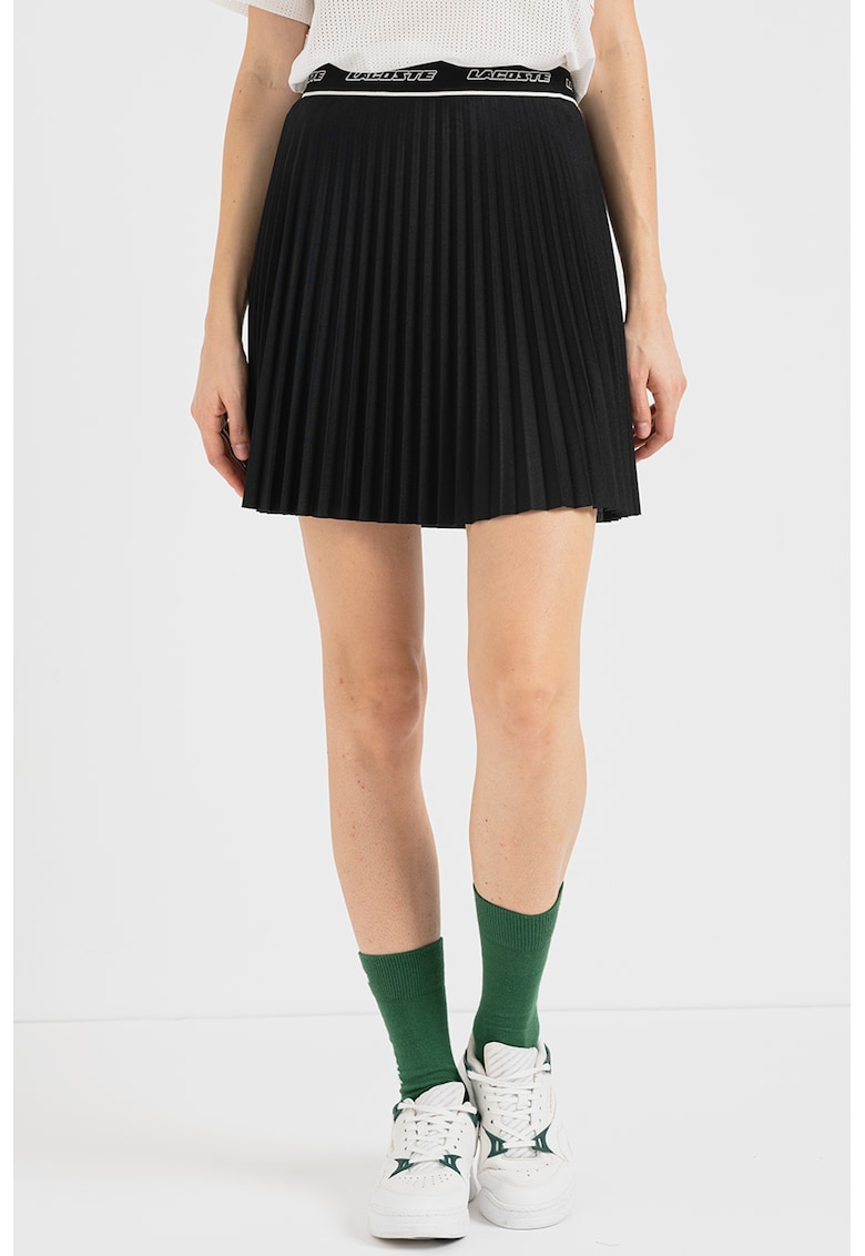 Fusta mini cu pliuri - Negru