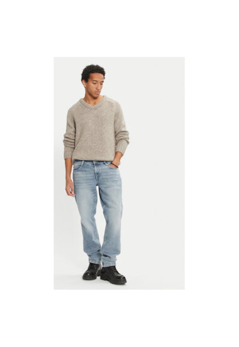 Pulover barbati - 304464881 - Acril/Poliester/Poliamida - Bej - Bej