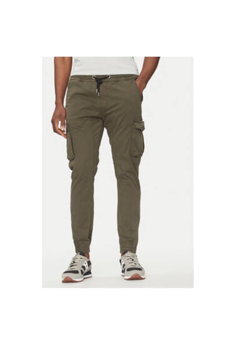 Oferte la Pantaloni barbati -  301547433 - Bumbac - Gri - Gri