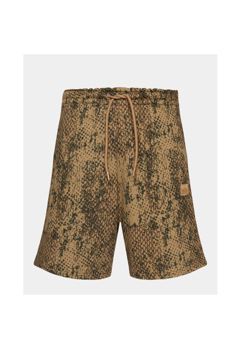 Oferte la Pantaloni scurti barbati -  303861926 - Bumbac/Poliester - Maro - Maro