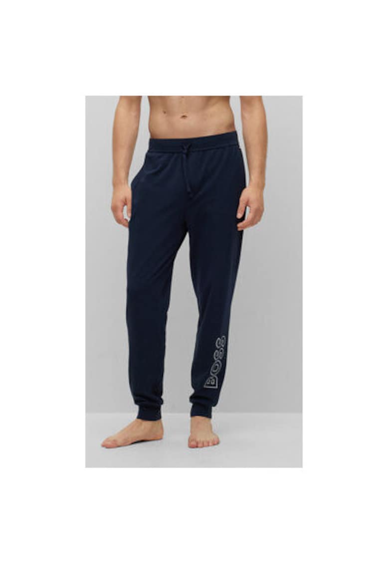 Oferte la Pantaloni de pijama barbati -  302480265 - Bumbac - S INTL - Albastru