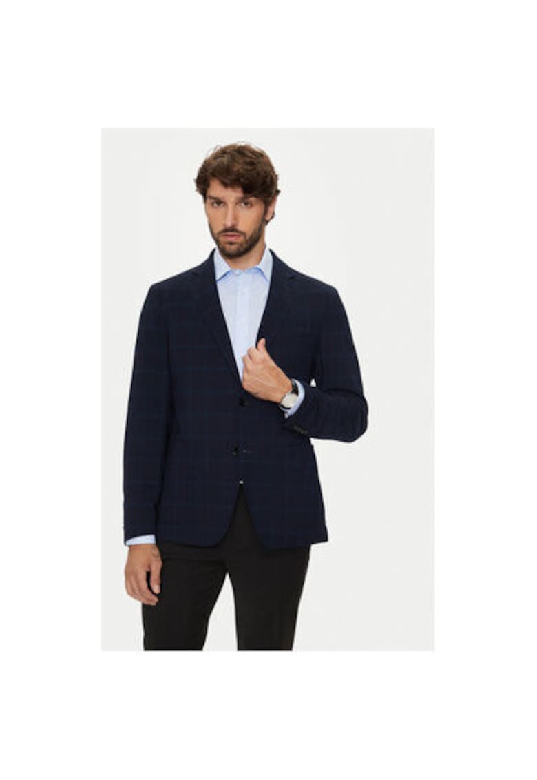 Oferte la Sacou barbati -  304018657 - Lana/Viscoza/Bumbac - Albastru - Albastru