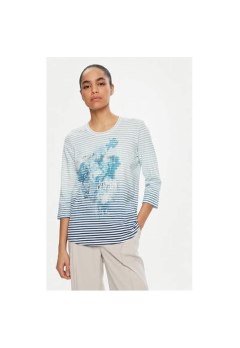 Bluza dama - 305136770 - Bumbac - Albastru - Albastru